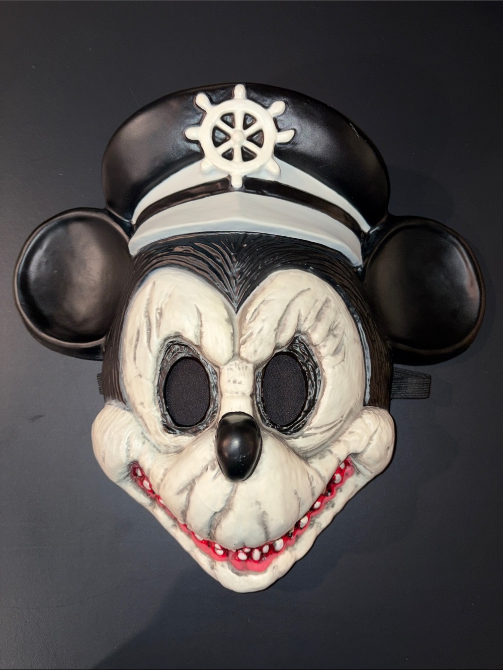 Kids Black & White Sailor Character Mask - Scary Halloween Accessory